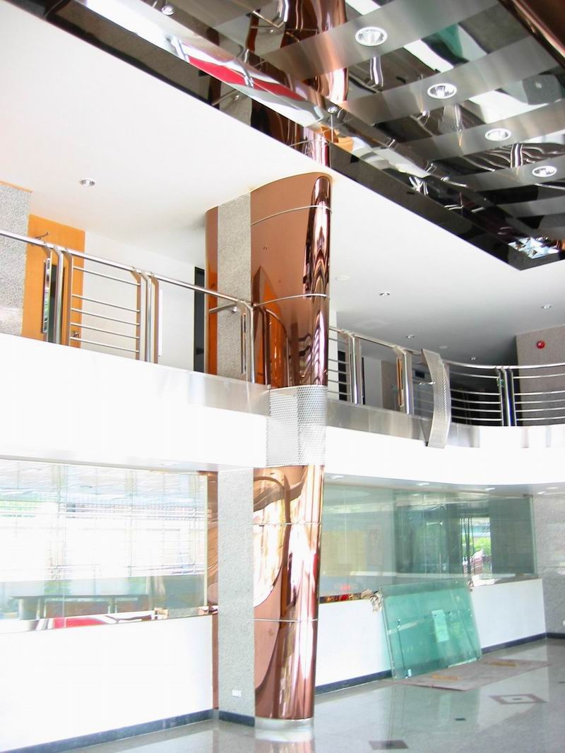 Exterior: Entrance Doors, column covers, Interior: Escalator panels, ceiling systems, doors, windows, elevators (
  signage, store fronts, displays, curtain walls